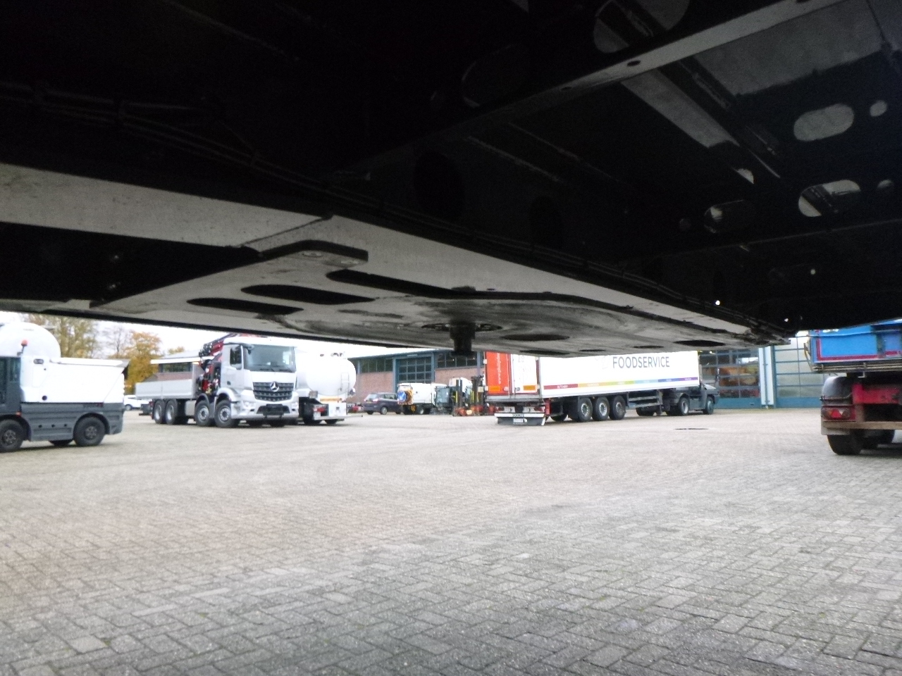 جديد عربة مسطحة منخفضة نصف مقطورة Langendorf 3-axle semi-lowbed trailer 48T ext. 13.5 m + ramps: صور 25