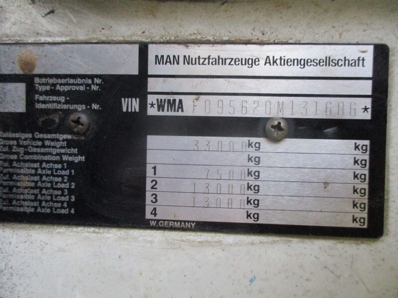 قلابات MAN 26 322 ZF Manual , 6x4 , 3 way tipper , Spring suspension: صور 20