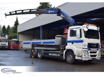 شاحنات مسطحة MAN TGS 26.440, 26 t/m Palfinger, 6x2, Euro 5, Retarder, 216000 km, Truckcenter Apeldoorn: صور 1