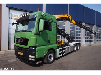 شاحنة جرار MAN TGX 26.440 Euro 5 EEV HMF 30 ton/meter laadkraan: صور 1