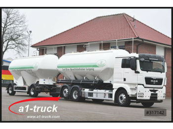 شاحنة صهريج لنقل الطعام MAN TGX 26.440 Silo Feldbinder 2x30m³, 1 Vorbesitzer: صور 1