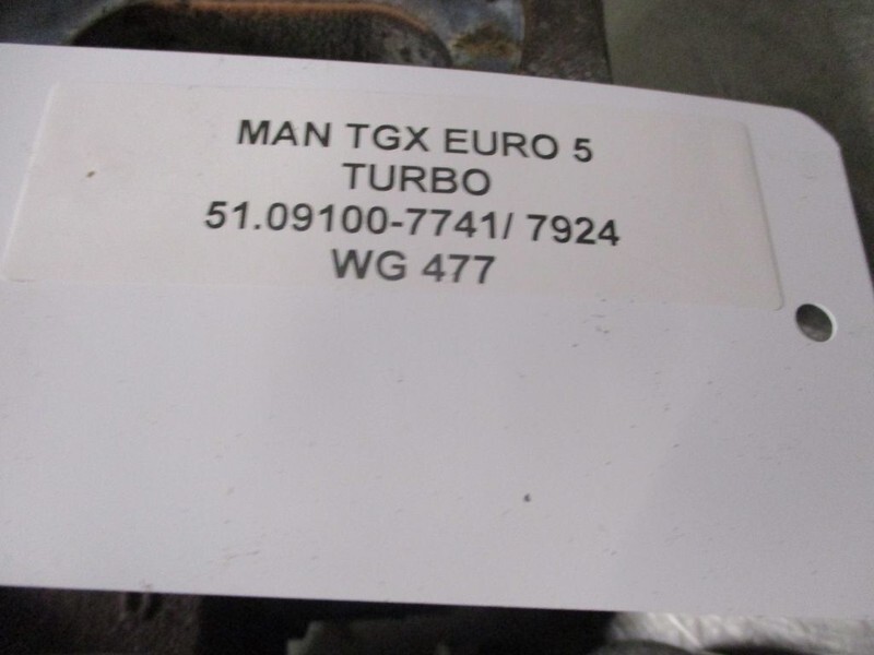 الشاحن التوربيني - شاحنة MAN TGX 51.09100-7741 / 7924 TURBO EURO 5: صور 2