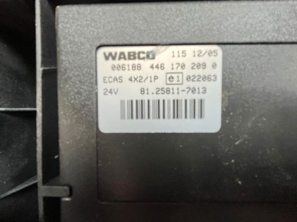 كتلة التحكم - شاحنة MAN WABCO Steuergerät ECAS 4*2 81.25811-7013: صور 2
