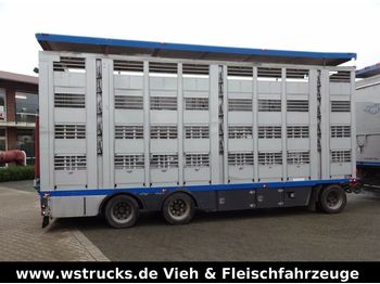 شاحنة نقل المواشي مقطورة Menke 4 Stock Ausahrbares Dach  Vollalu Typ 2: صور 1