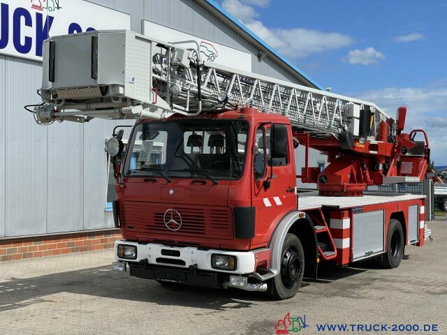 مصاعد الازدهار محمولة على شاحنة Mercedes-Benz 1422NG Ziegler Feuerwehr Leiter 30m Rettungskorb: صور 10