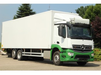 بصندوق مغلق شاحنة Mercedes-Benz ANTOS 2532 KOFFER/LADEBORDWAND/EURO 6/138tkm!!: صور 1