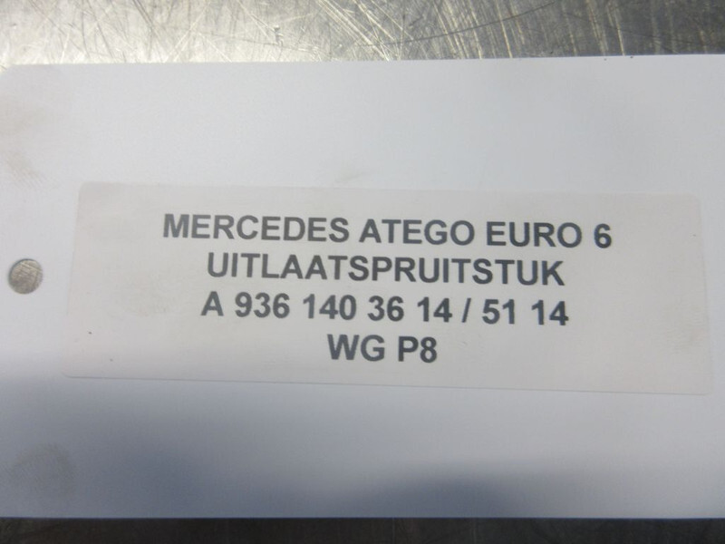 مشعب العادم - شاحنة Mercedes-Benz A 936 140 36 14 / 51 14 UITLAATSPRUITSTUK OM936LA EURO 6: صور 4