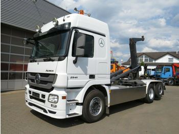 شاحنة ذات الخطاف Mercedes-Benz Actros 2541 L6x2 Abrollkipper Meiller, Lift+Lenk: صور 1