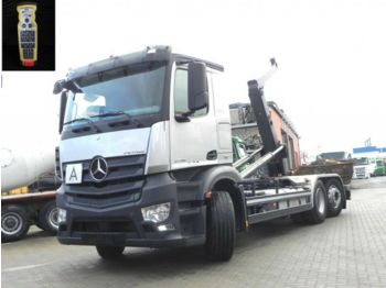 شاحنة ذات الخطاف Mercedes-Benz Antos 2745 6x2 Abrollkipper Meiller, Lift/Lenk: صور 1