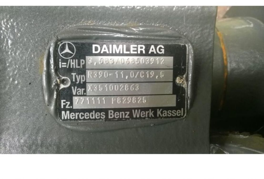 المحور الخلفي - شاحنة Mercedes Benz Differentieel R390-11.0/C19.5: صور 3