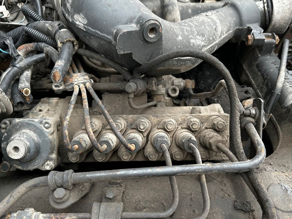 المحرك - شاحنة Mercedes-Benz Engine OM 441 V6 Turbo 340HP+ Gearbox: صور 6