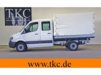جديد الشاحنات الصغيرة ستائر, الشاحنات الصغيرة كابينة مزدوجة Mercedes-Benz Sprinter 314 CDI Doka Pritsche Klima EU6 #70T006: صور 1