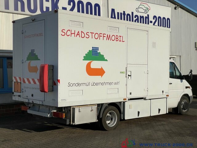 الشاحنات الصغيرة صندوق مغلق Mercedes-Benz Sprinter 616 Schadstoff- Werkstattmobil Neu 1.Hd: صور 14
