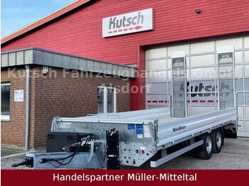 جديد عربة مسطحة منخفضة مقطورة Müller-Mitteltal ETÜ-TA-R 11,9 Tieflader,verzinkt, Gitterrostramp: صور 1