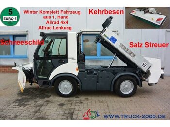 قلاب صغير Multicar Tremo X56 Winterdienst Schild + Streuer + Besen: صور 1