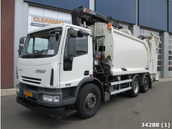 Ginaf C 3127 Hiab 21 ton/meter Kran - شاحنة القمامة