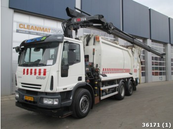 Ginaf C 3128 Euro 5 Hiab 21 ton/meter Kran - شاحنة القمامة
