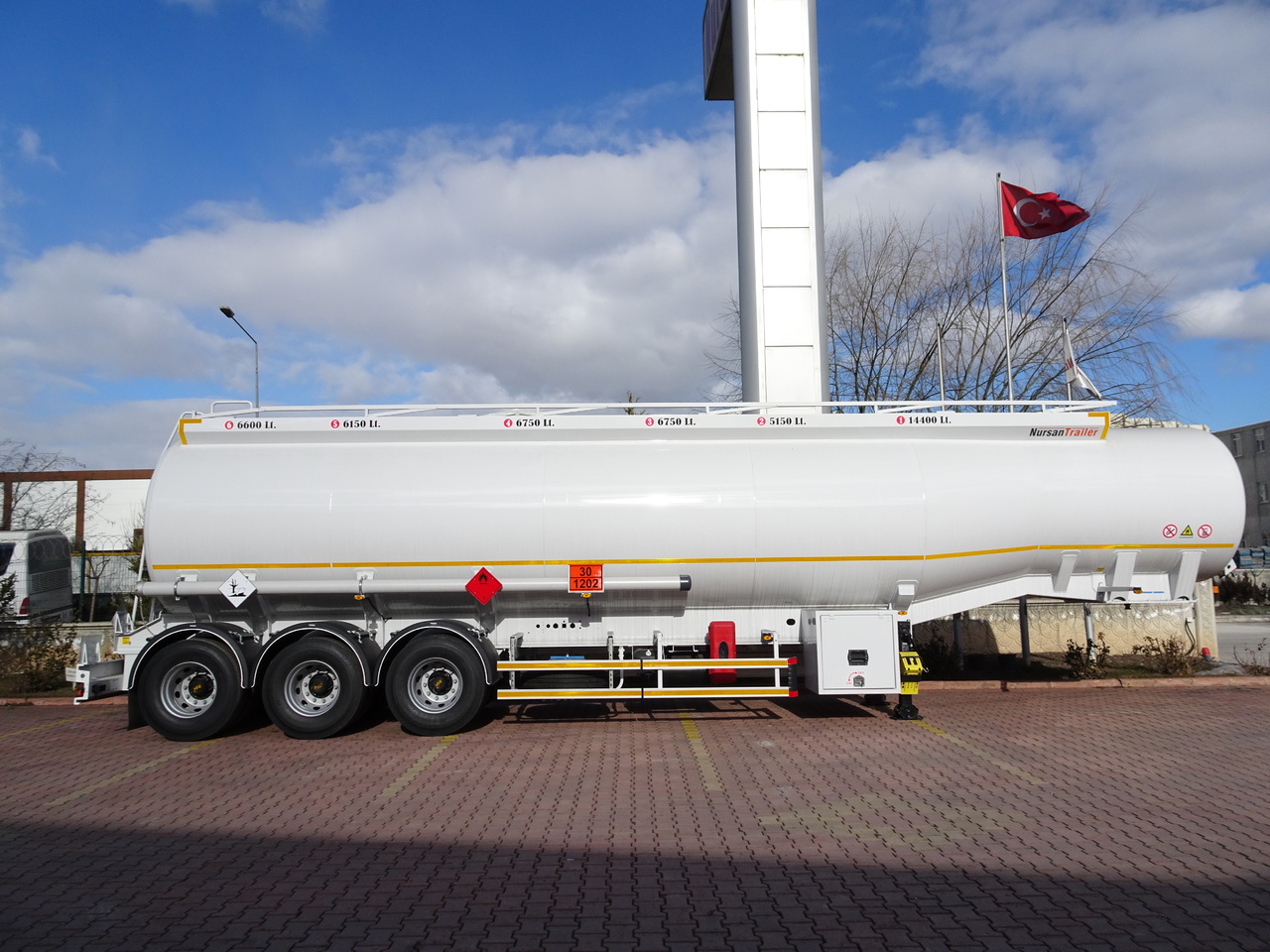 جديد نصف مقطورة صهريج لنقل الوقود NURSAN Aluminium Fuel Tanker: صور 12