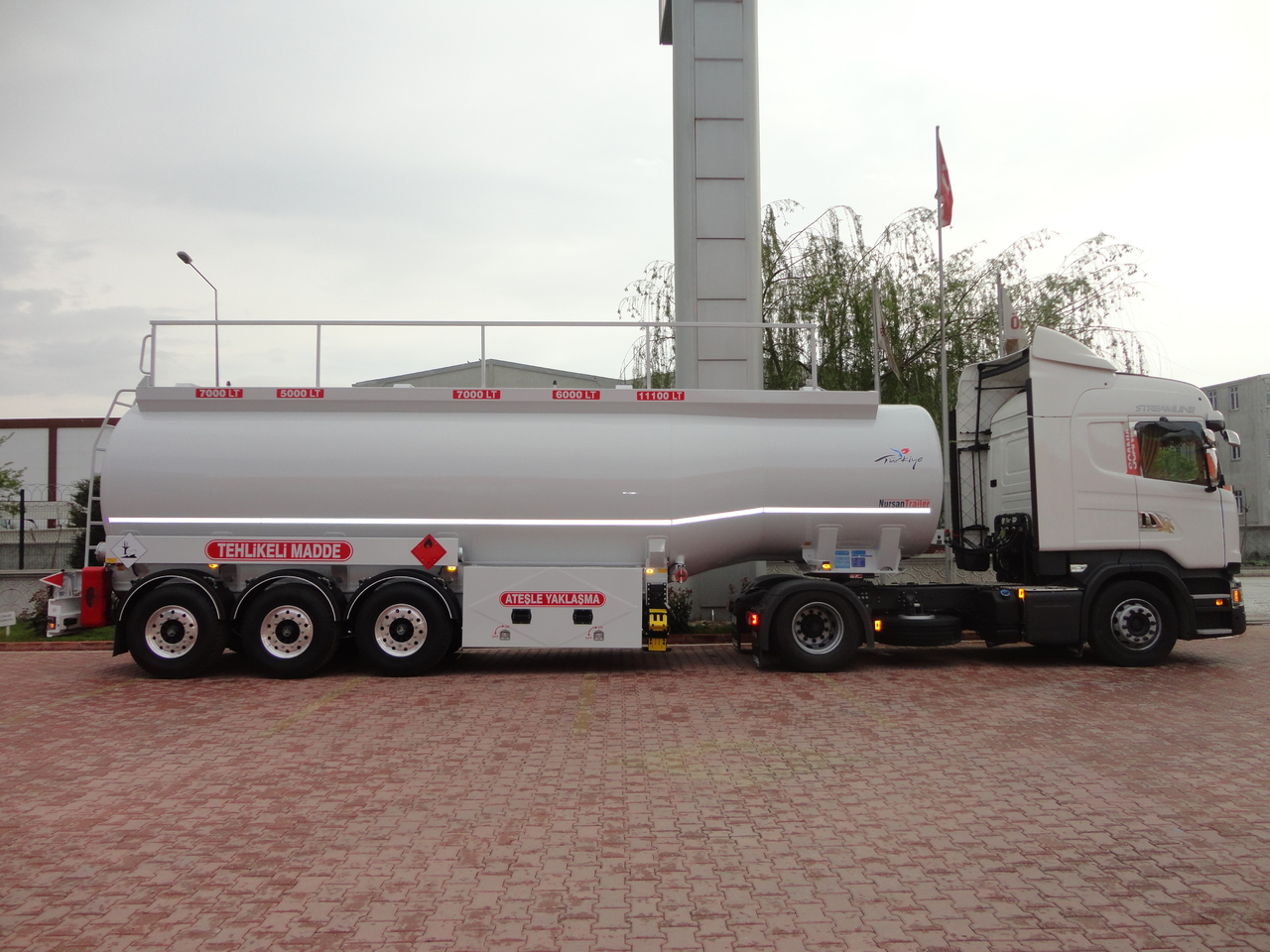 جديد نصف مقطورة صهريج لنقل الوقود NURSAN Aluminium Fuel Tanker: صور 8