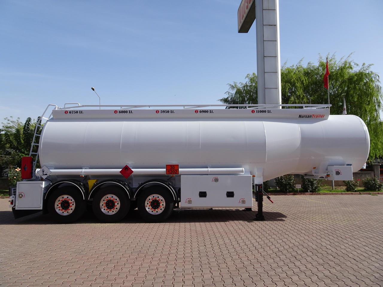 جديد نصف مقطورة صهريج لنقل الوقود NURSAN Aluminium Fuel Tanker: صور 9