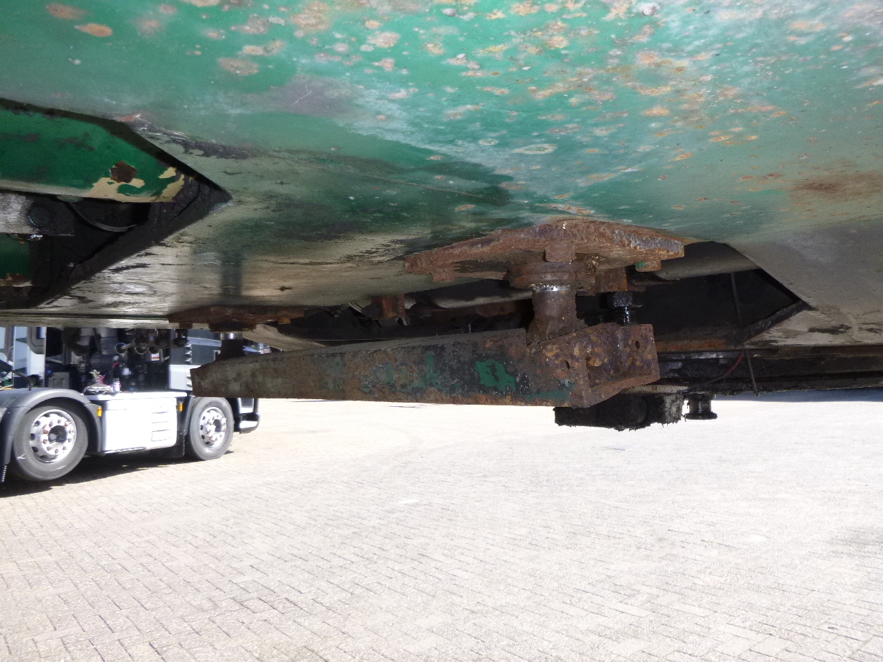 عربة مسطحة منخفضة نصف مقطورة Nooteboom 3-axle lowbed trailer 33 t / extendable 8.5 m: صور 13