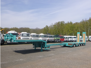 عربة مسطحة منخفضة نصف مقطورة Nooteboom 4-axle semi-lowbed trailer extendable 15.6 m + ramps: صور 1