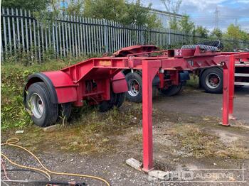 عربة مسطحة منخفضة نصف مقطورة Nooteboom Single Axle Dolly: صور 1