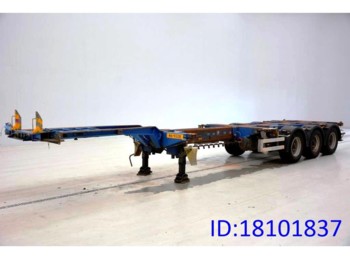 شاحنات الحاويات / جسم علوي قابل للتغيير نصف مقطورة Pacton 3 x extendable: 20-30-40-45 ft / ADR (FL/OX/AT): صور 1
