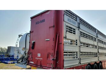 شاحنة نقل المواشي نصف مقطورة Pezzaioli SBA-63, 3Stock: صور 1