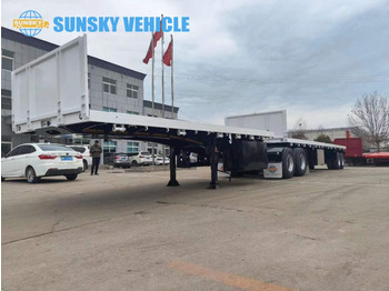 جديد نصف مقطورة مسطحة لنقل حاويات SUNSKY superlink trailer for sale: صور 3
