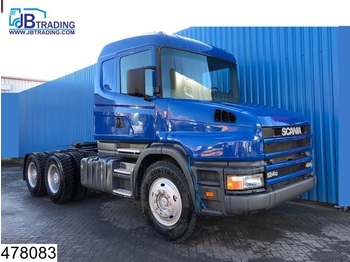 شاحنة جرار Scania 124 420 6x4, 5 UNITS, Torpedo, Steel suspension, 13 Tons axles, Hub reduction, Manual: صور 1