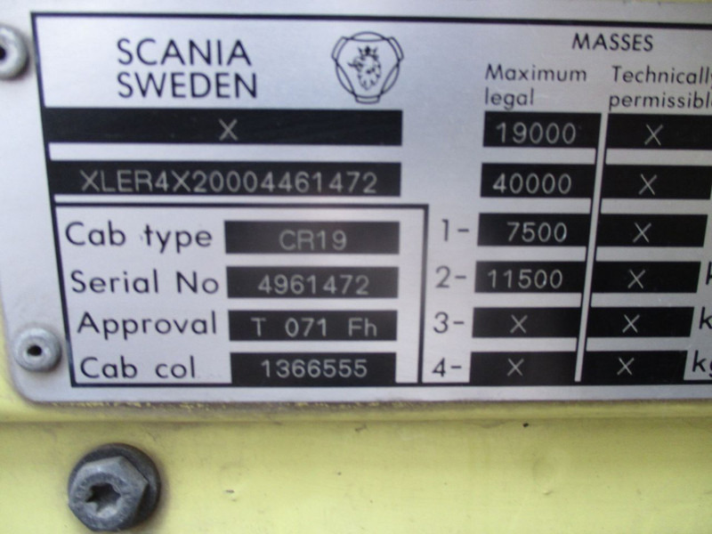 شاحنة جرار Scania R124-440 , Manual , Retarder , Airco: صور 12
