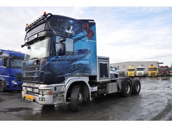 Scania R124 GB6X4NA 470 - شاحنة جرار: صور 1