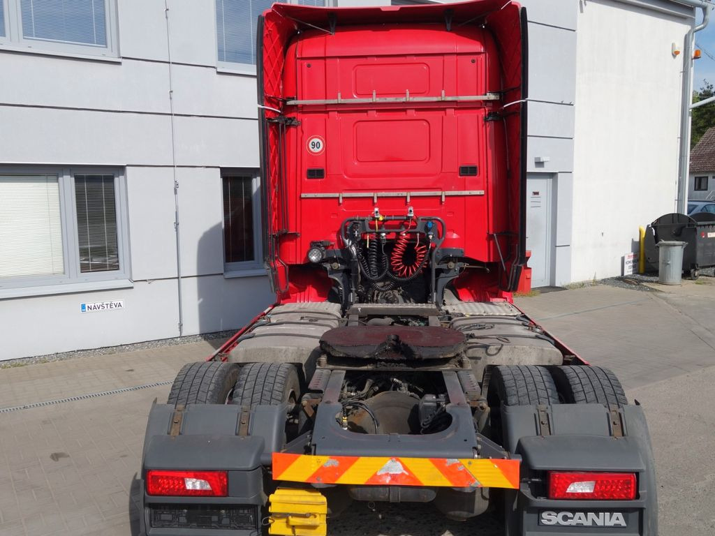 شاحنة جرار Scania R410 Lowdeck  Retarder  Topline  Euro 6: صور 6