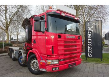 شاحنة ذات الخطاف Scania R 124G 420 8x2*6 Kran/Container: صور 1