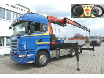 شاحنات مسطحة Scania R 500 L 6x2 Pritsche Kran Schalter,V8 Motor ,Eff: صور 1