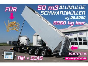 قلابة نصف مقطورة Schwarzmüller ALUMULDE GETREIDE 50m³  LIFT/ALU /6060 kg leer: صور 1