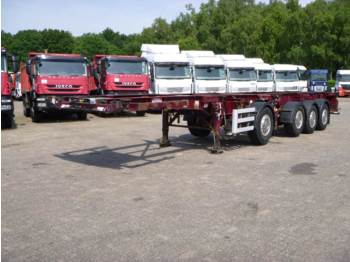 Dennison 3+1 axle 2 x 20 ft combi trailer - شاحنات الحاويات / جسم علوي قابل للتغيير نصف مقطورة