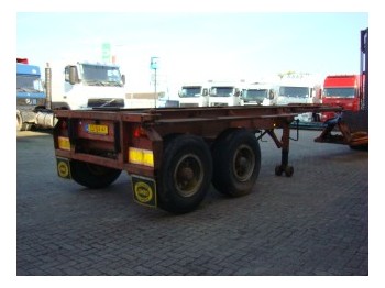 Netam-Freuhauf open 20 ft container chassis - شاحنات الحاويات / جسم علوي قابل للتغيير نصف مقطورة