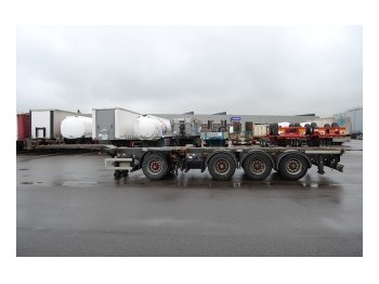 Nooteboom Container chassis - شاحنات الحاويات / جسم علوي قابل للتغيير نصف مقطورة