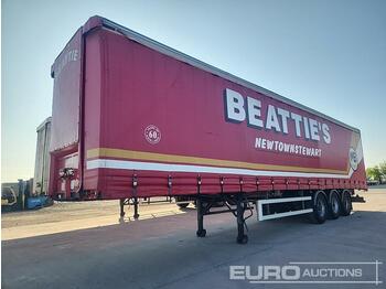  SDC 45' Tri Axle Curtainsider Trailer, BPW Axles - الخيمة نصف مقطورة