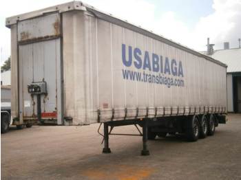 الخيمة نصف مقطورة Samro Curtain box trailer 88.5 m3 / 36500 kg