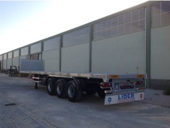 LIDER 2017 YEAR NEW MODELS containeer flatbes semi TRAILER FOR SALE (M - نصف مقطورة مسطحة