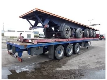 SCHROEDER PLATFORM  STEEL SUSPENSION - نصف مقطورة مسطحة