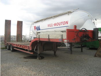 ASCA Machine carrier semi trailer - عربة مسطحة منخفضة نصف مقطورة