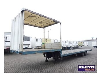 DRACO 2 AXLE GALVINIZED CHASSIS - عربة مسطحة منخفضة نصف مقطورة