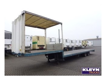 DRACO 2 AXLE GALVINIZED CHASSIS - عربة مسطحة منخفضة نصف مقطورة