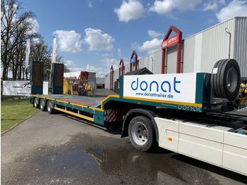 Diversen DONAT trailer 3A  - عربة مسطحة منخفضة نصف مقطورة