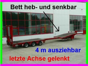 Faymonville (B) 3 Achs Tieflader, heb und senkbares Bett - عربة مسطحة منخفضة نصف مقطورة