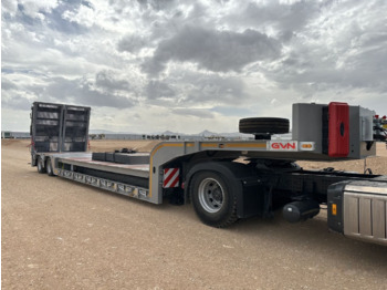 GVN Trailer 2 Axle Hydraulic Platform Lowloader - عربة مسطحة منخفضة نصف مقطورة